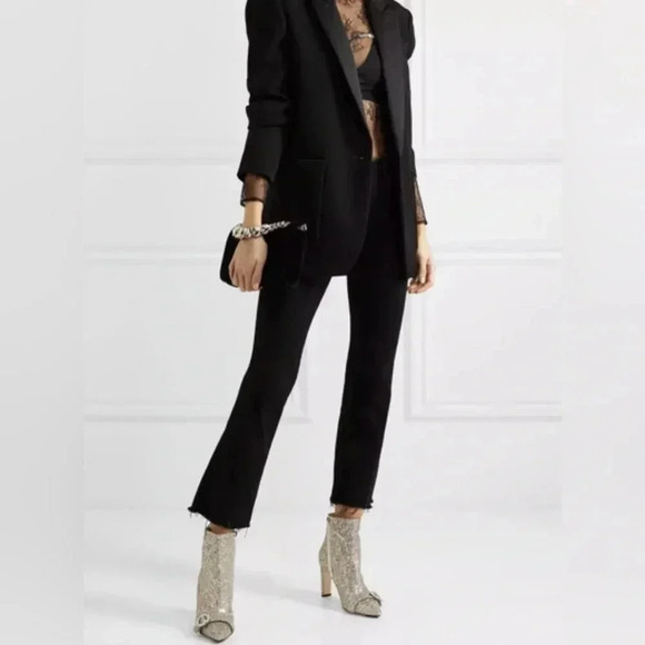 JIMMY CHOO Hanover Glitter Booties (35) - Picture 2 of 7